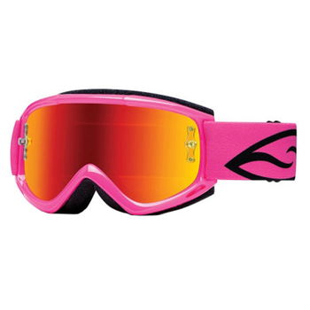 Smith Fuel V1 Max Goggles - Pink/Red Mirror Lens