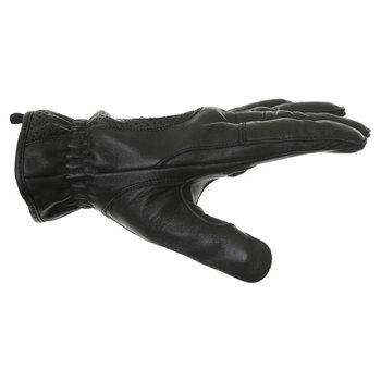 BKS Summer Mens Black Motorcycle Gloves Thumb side                                                                                                                                                                                                             