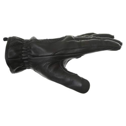 BKS Summer Mens Black Motorcycle Gloves Thumb side                                                                                                                                                                                                             