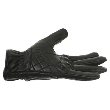 BKS Summer Mens Black Motorcycle Gloves Little finger side                                                                                                                                                                                                     