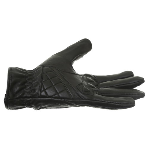 BKS Summer Mens Black Motorcycle Gloves Little finger side                                                                                                                                                                                                     