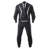 RST R-14 1004 Mens Black White Leather Motorcycle Suit Back                                                                                                                                                                                                    