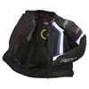 RST R-14 1088 Black Blue Leather Motorcycle Jacket Inside                                                                                                                                                                                                      