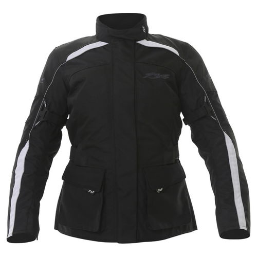 RST Diva II 1391 Ladies Black Textile Motorcycle Jacket Front                                                                                                                                                                                                  
