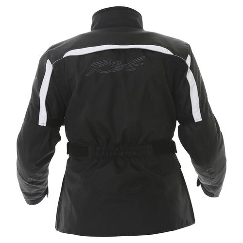 RST Diva II 1391 Ladies Black Textile Motorcycle Jacket Back                                                                                                                                                                                                   