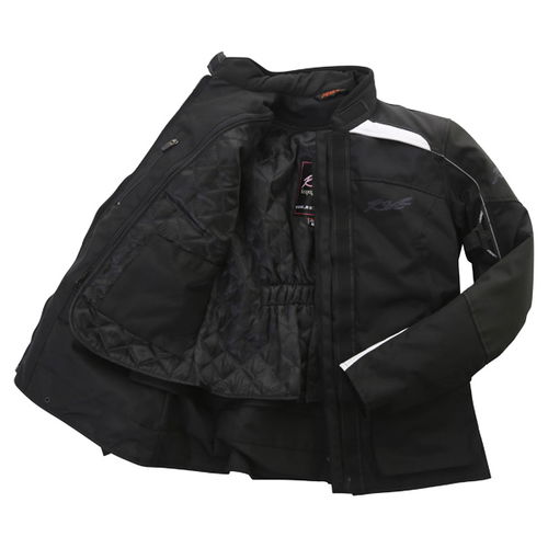 RST Diva II 1391 Ladies Black Textile Motorcycle Jacket Inside                                                                                                                                                                                                 