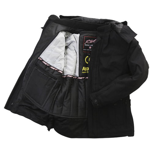 RST Ellie 1395 Ladies Black Textile Motorcycle Jacket Inside                                                                                                                                                                                                   