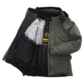 RST Ellie 1395 Ladies Slate Textile Motorcycle Jacket Inside                                                                                                                                                                                                   