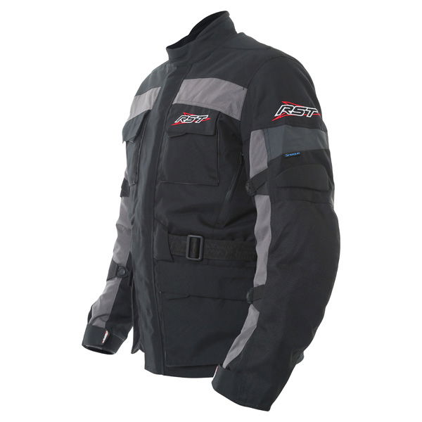 RST Alpha III 1084 Mens Black Textile Motorcycle Jacket Side                                                                                                                                                                                                   