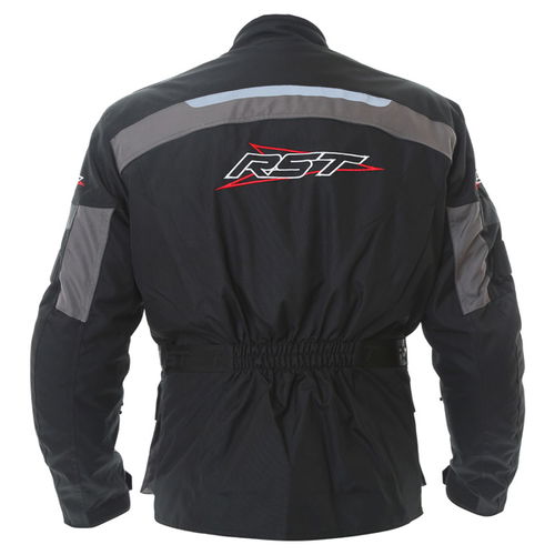 RST Alpha III 1084 Mens Black Textile Motorcycle Jacket Back                                                                                                                                                                                                   