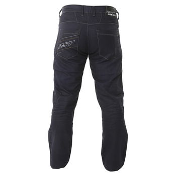 RST Aramid 2160 Wax Mens Blue Denim Motorcycle Jeans Rear                                                                                                                                                                                                      