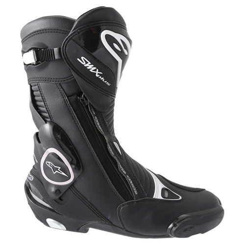 Alpinestars SMX-Plus 2016 Black Motorcycle Boots Outside leg                                                                                                                                                                                                   