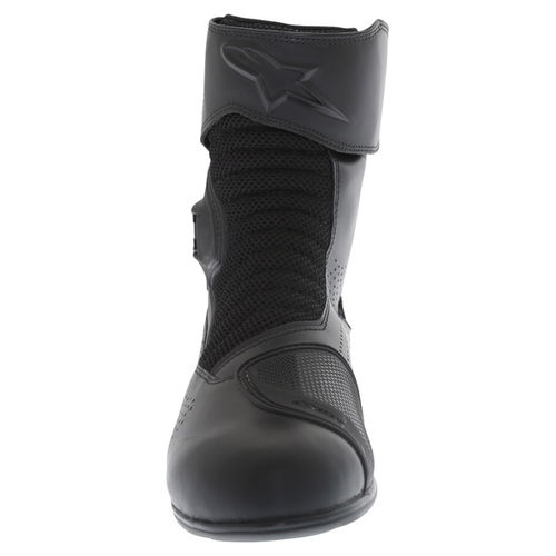 Alpinestars Multiair XCR Goretex Black Waterproof Motorcycle Boots Front                                                                                                                                                                                       