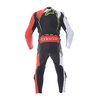 Alpinestars GP Plus 1pc 2016 Mens Black White Red Fluo Yellow Leather Motorcycle Suit Back                                                                                                                                                                     
