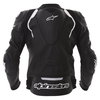 Alpinestars Gp Pro Black Leather Motorcycle Jacket Back                                                                                                                                                                                                        