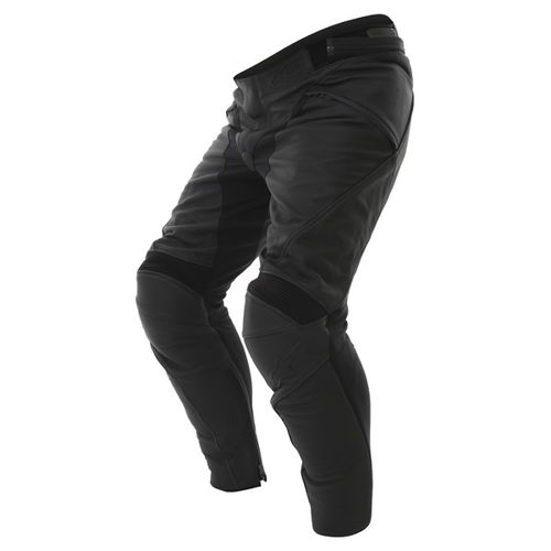 Alpinestars Jagg Black Leather Motorcycle Pants Riding crouch                                                                                                                                                                                                  