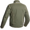 Bering Brody Khaki Textile Motorcycle Jacket Back                                                                                                                                                                                                              