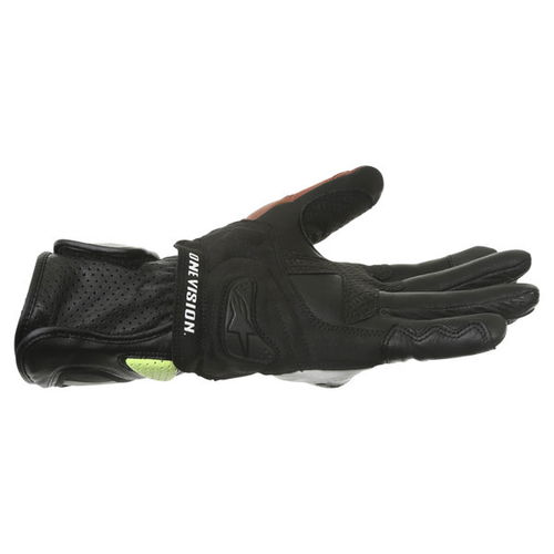 Alpinestars SP-2 Black White Yellow Red Motorcycle Gloves Little finger side                                                                                                                                                                                   