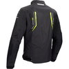 Bering Ross Black Fluo Yellow Textile Motorcycle Jacket Back                                                                                                                                                                                                   