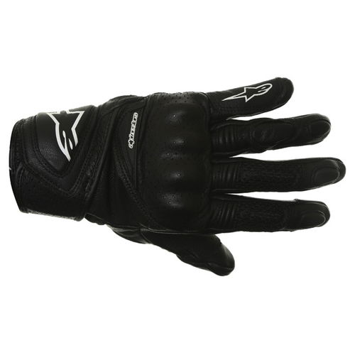 Alpinestars Stella Baika Ladies Black Motorcycle Gloves Back                                                                                                                                                                                                   