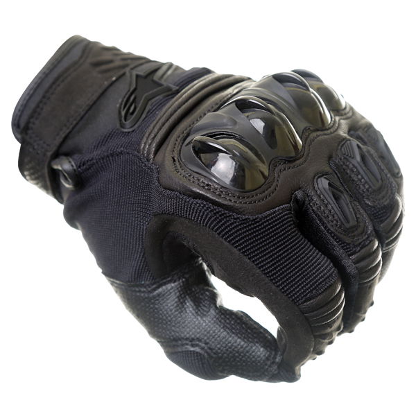 Alpinestars Megawatt Hard Knuckle Black Motocross Gloves Knuckle                                                                                                                                                                                               