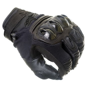 Alpinestars Megawatt Hard Knuckle Black Motocross Gloves Knuckle                                                                                                                                                                                               