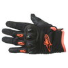 Alpinestars Megawatt Hard Knuckle Black Anthracite Fluo Orange Motorcycle Gloves Back                                                                                                                                                                          