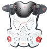 Alpinestars A-1 Roost Guard White Black Red MX Body Armour Front                                                                                                                                                                                               