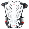 Alpinestars A-1 Roost Guard White Black Red MX Body Armour Back                                                                                                                                                                                                
