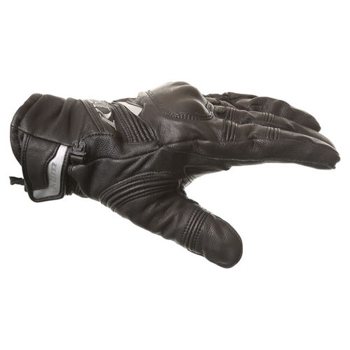 Klim Quest Short GoreTex Black Waterproof Motorcycle Gloves Thumb side                                                                                                                                                                                         