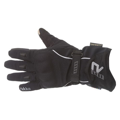 Rukka Suki Ladies Black Motorcycle Gloves Back                                                                                                                                                                                                                 