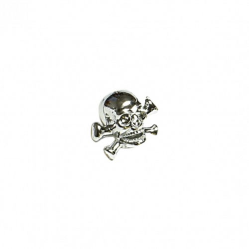 Oxford Products Skull Valve Caps - Silver