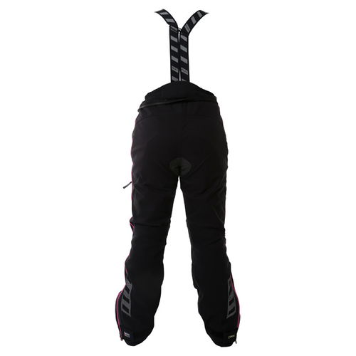 Rukka Suki Ladies Goretex Black Pink Waterproof Textile Motorcycle Pants Rear                                                                                                                                                                                  