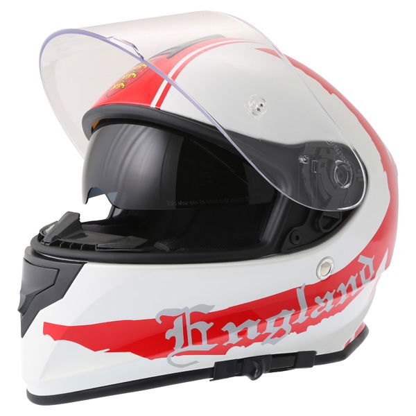 Vcan V127 England Full Face Motorcycle Helmet Open With Sun Visor                                                                                                                                                                                              