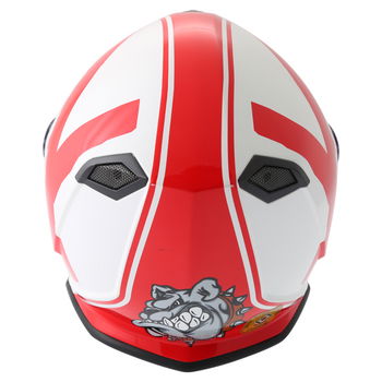 Vcan V127 England Full Face Motorcycle Helmet Back                                                                                                                                                                                                             