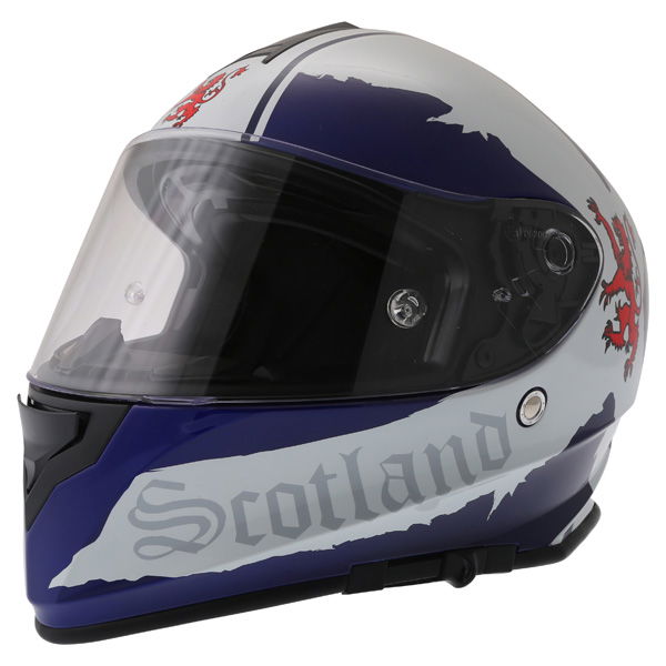 Vcan V127 Scotland Full Face Motorcycle Helmet Front Left                                                                                                                                                                                                      
