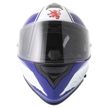 Vcan V127 Scotland Full Face Motorcycle Helmet Front                                                                                                                                                                                                           