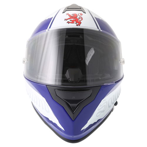 Vcan V127 Scotland Full Face Motorcycle Helmet Front                                                                                                                                                                                                           