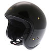 Shoei J-O Black Open Face Motorcycle Helmet Front left                                                                                                                                                                                                         