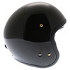 Shoei J-O Black Open Face Motorcycle Helmet Right side                                                                                                                                                                                                         