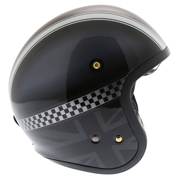 Shoei J-O Helmet - Hawker Black/White/silver - FREE Delivery