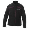 Frank Thomas Violet Ladies Black Purple Textile Motorcycle Jacket Front                                                                                                                                                                                        
