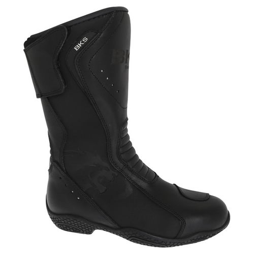BKS BKB008 Alice Black Ladies Motorcycle Boots Outside leg                                                                                                                                                                                                     