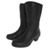 BKS BKB007 Sarah Black Ladies Motorcycle Boots Pair                                                                                                                                                                                                            
