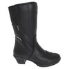 BKS BKB007 Sarah Black Ladies Motorcycle Boots Outside leg                                                                                                                                                                                                     