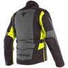 Dainese X-Tourer D-Dry Black Black Fluo Yellow Waterproof Textile Motorcycle Jacket Back                                                                                                                                                                       