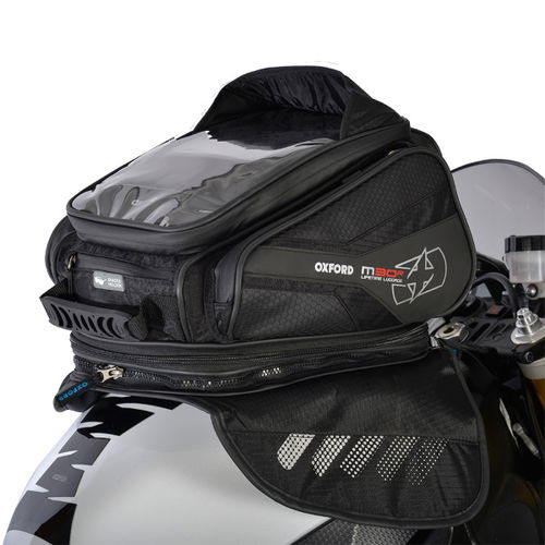 Oxford Products M30R Black Motorcycle Tank Bag                                                                                                                                                                                                                 