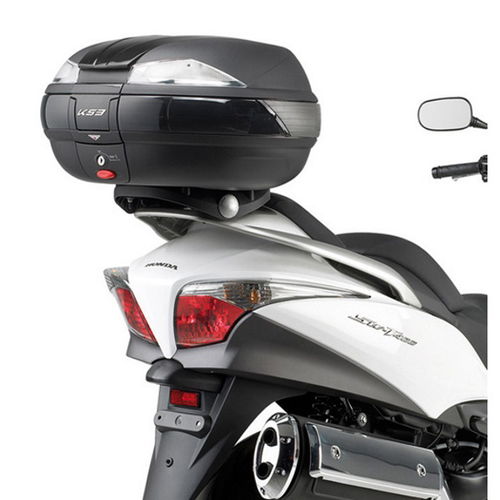 Kappa 53L Black Top Box In Situ                                                                                                                                                                                                                                