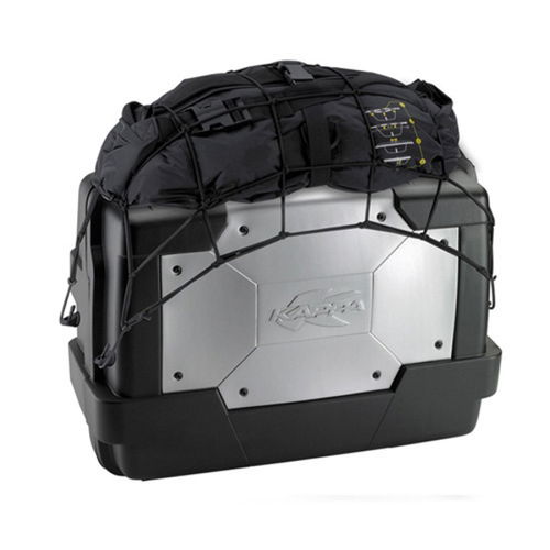 Kappa Garda Black Silver 46L Top Case Side                                                                                                                                                                                                                     