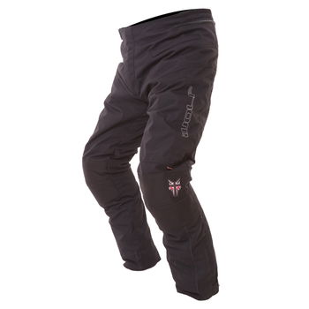 Wolf 2451 Freestyle II Mens Black Textile Motorcycle Pants Riding position